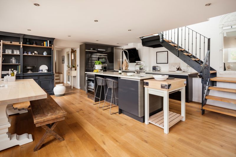 Modern Hardwood Kitchen Floor